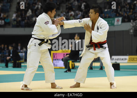 Chiba Port Arena, Chiba, Japan. 8. November 2014. Hifumi Abe, 8. November 2014 - Judo: Kodokan Cup 2014 Herren-66 kg in Chiba Port Arena, Chiba, Japan. Bildnachweis: AFLO SPORT/Alamy Live-Nachrichten Stockfoto