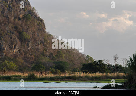 Blick vom Iharana bush Camp Madagaskar Stockfoto