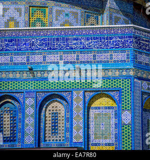 Mosaik der Felsendom auf Bügel montieren Jerusalem Israel Stockfoto
