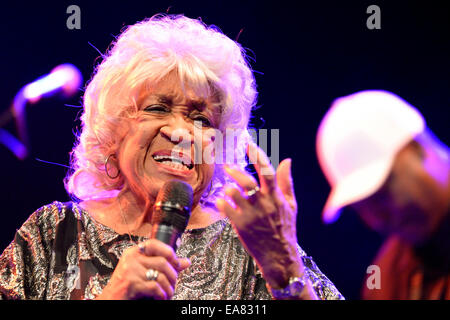 BARCELONA - Mai 15: Swamp Dogg, US-amerikanischer Soul-Musik-Band, Auftritt in Barts Stadium am 15. Mai 2014 in Barcelona, Spanien. Stockfoto