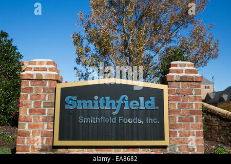 Der Hauptsitz von Schweinefleisch Produzent Smithfield Foods, Inc. Stockfoto