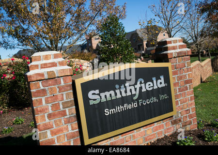 Der Hauptsitz von Schweinefleisch Produzent Smithfield Foods, Inc. Stockfoto