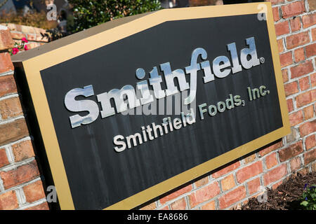 Der Hauptsitz von Schweinefleisch Produzent Smithfield Foods, Inc. Stockfoto