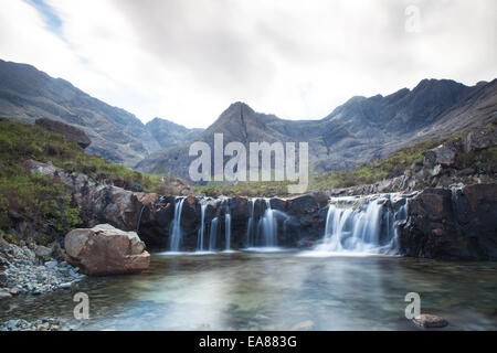 Fee-Pools, Glen spröde, Isle Of Skye, innere Hebriden, Schottland. Stockfoto