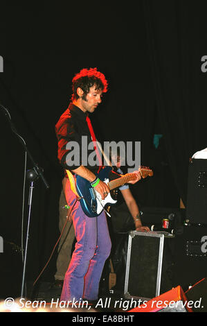 Belfast, Nordirland. 12. August 2012. Echo und das Bunnymen spielen Belfast Feile Stockfoto