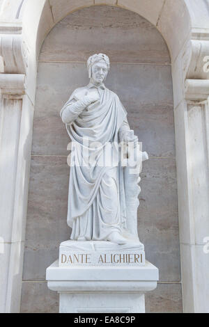 Dante Alighieri Statue - USA Stockfoto