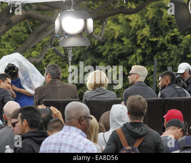 Besetzung von der Stimme Gast auf Extra mit: Brad Paisley, Shakira, Adam Levine, Usher wo: Universal City, Kalifornien, USA bei: 6. Mai 2014 Stockfoto