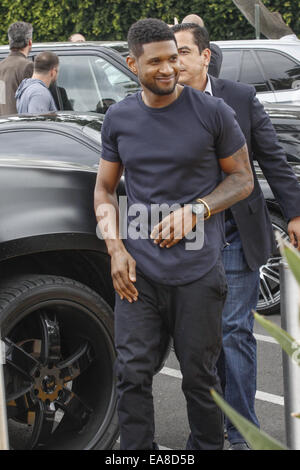 Besetzung von der Stimme Gast auf Extra mit: Usher wo: Universal City, Kalifornien, USA bei: 6. Mai 2014 Stockfoto