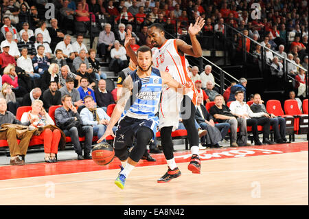 Trey McKinney Jones - 04.11.2014 - Bourg En Bresse/Gravelines Dunkerque - 6eme Journee Pro A Photo: Jean Paul Thomas/Icon Sport Stockfoto