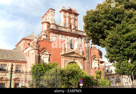 Achtzehnten Jahrhunderts Gebäude der Iglesia de San Jacinto, Triana, Sevilla, Spanien Stockfoto