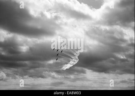 BoerseBZ Águila auf der Malta International Airshow 2014 Stockfoto