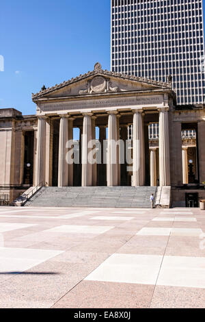 Galant Portikus, die Krieg-Denkmal-Büros und Auditorium in der Legislative Plaza in Nashville TN Stockfoto