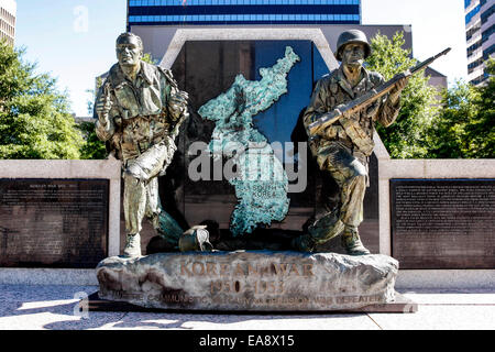 Das Korean War Memorial in Nashville Tennessee Stockfoto