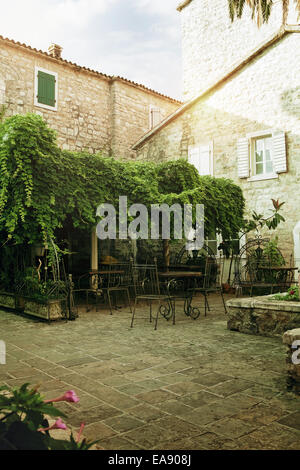 Wie Blick auf schöne europäische Altstadt Fragment Stockfoto