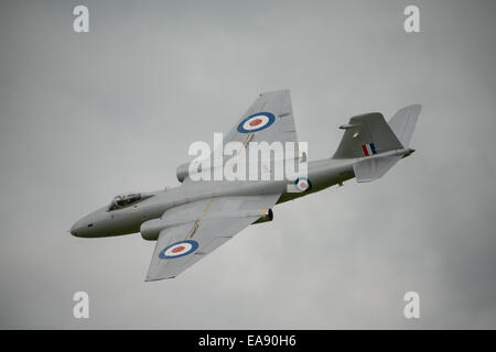 Cosford, UK - 8. Juni 2014: Luft-Geschwader English Electric Canberra, Anzeige bei der RAF Cosford Airshow. Stockfoto