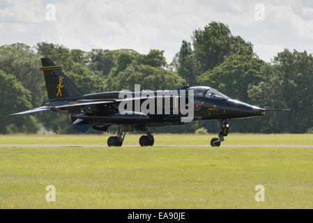 Cosford, UK - 8. Juni 2014: RAF Jaguar Kampfflugzeuge auf RAF Cosford Airshow zu sehen. Stockfoto