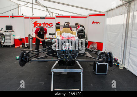 Imola, Italien - 11. Oktober 2014: Dallara F312 – Mercedes Fortec Motorsport Team, angetrieben von Cao Hongwei (Chn) Stockfoto