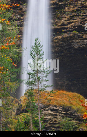 Slowenien, Pericnik Wasserfall in Kranjska gora Stockfoto