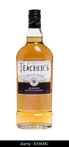 Flasche Lehrer blended Scotch whisky Stockfoto