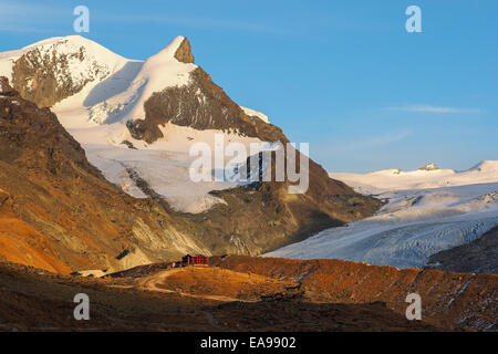 Alpine Hostel Fluhalp Zermatt Schweiz Stockfoto