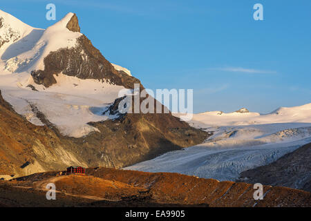Alpine Hostel Fluhalp Zermatt Schweiz Stockfoto