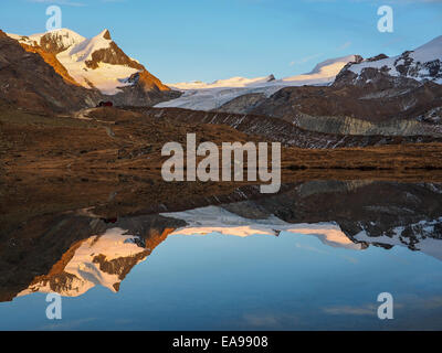 Alpine Hostel Fluhalp Zermatt Schweiz Stockfoto