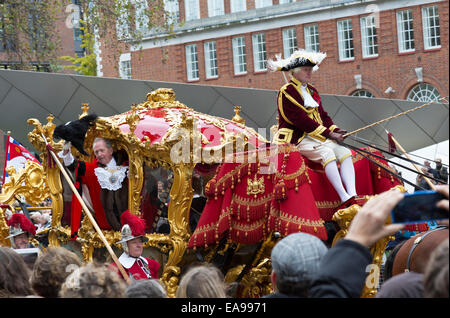 Während der Lord Mayor Parade in London Stockfoto