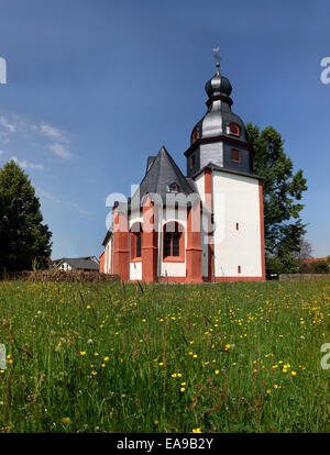 Dorfkirche in Niederseelbach Im Taunus Stockfoto