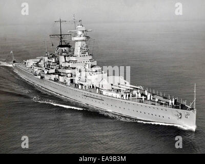 Graf Spee, Deutschland-Klasse schwerer Kreuzer, deutsche Kriegsschiff Zweiter Weltkrieg Graf Spee Stockfoto