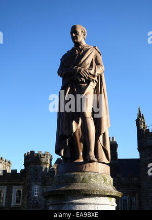 Statue von Francis Russel der Herzog von Bedford in Tavistock, Devon, UK Stockfoto