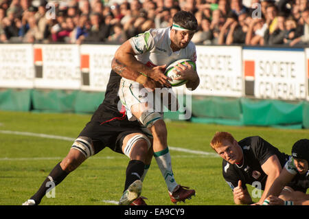 Rugby in bearn Stockfoto