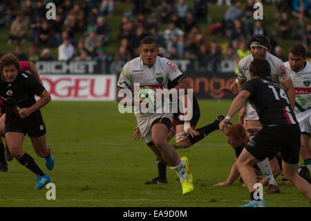 Rugby in bearn Stockfoto