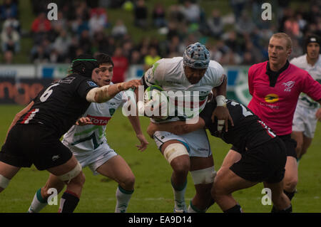 Rugby in bearn Stockfoto