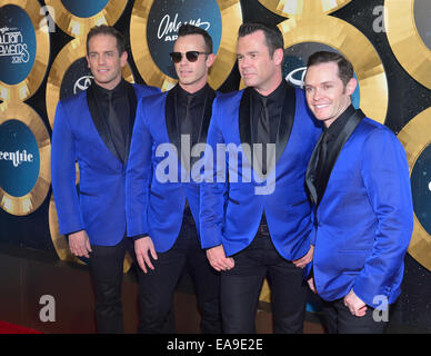 Die Tenöre besucht 2014 Soul Train Music Awards in der Orleans Arena in Las Vegas Stockfoto