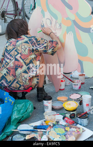 Graffiti-Künstler Stockfoto