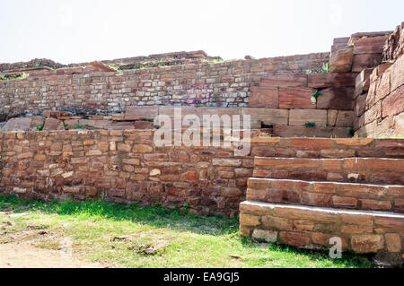 Ruinen von Tempeln der antiken Stadt von Mandor, Jodhpur, Rajasthan, Indien Stockfoto