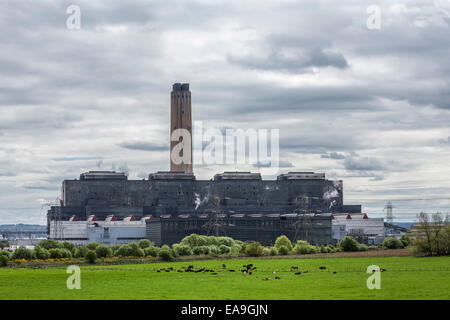 Longannet Kraftwerk in Fife, Schottland. Stockfoto