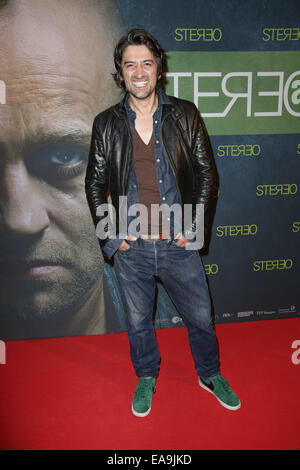 Premiere des Films "Stereo" im Kino Münchner Freiheit.  Mitwirkende: Adrian kann wo: München wenn: 7. Mai 2014 Stockfoto