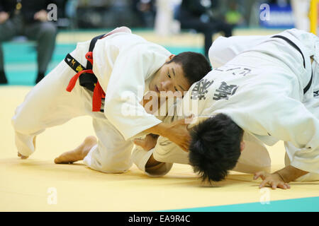 Chiba Port Arena, Chiba, Japan. 8. November 2014. Yuma Oshima, 8. November 2014 - Judo: Kodokan Cup 2014 Herren-60 kg in Chiba Port Arena, Chiba, Japan. © Yusuke Nakanishi/AFLO SPORT/Alamy Live-Nachrichten Stockfoto