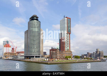 Stadtteil Kop van Zuid in Rotterdam, Niederlande Stockfoto