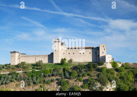 Rocca Albornoziana, Spoleto, Umbria, Italien Stockfoto