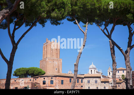 Trajan Markt (UNESCO-Weltkulturerbe) in Trajan Forum in Rom, Lazio, Italien Stockfoto