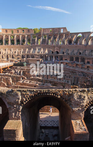 Kolosseum (UNESCO-Weltkulturerbe), Rom, Latium, Italien Stockfoto