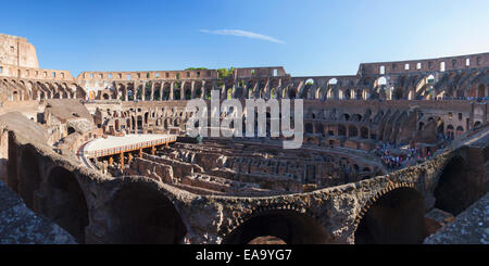 Kolosseum (UNESCO-Weltkulturerbe), Rom, Latium, Italien Stockfoto