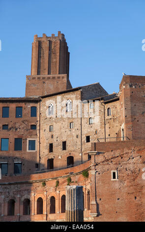 Trajan Markt (UNESCO-Weltkulturerbe) in Trajan Forum in Rom, Lazio, Italien Stockfoto