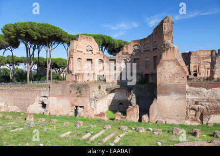 Stadion des Domitian auf Palatin (UNESCO-Weltkulturerbe), Rom, Latium, Italien Stockfoto