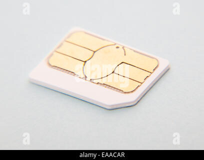 Standard Micro SIM-Karte detail Stockfoto