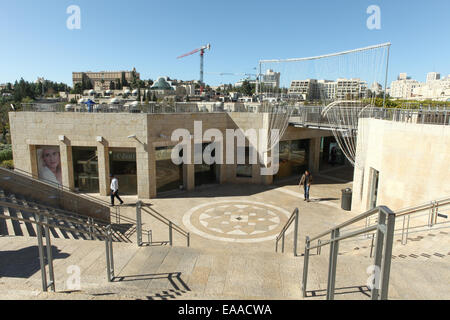 Shopping-Fans und Touristen am Mamilla Einkaufsstraße Stockfoto