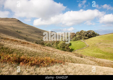 Landschaft rund um South Head in der Nähe von Hayfield im Peak District, Derbyshire. Stockfoto