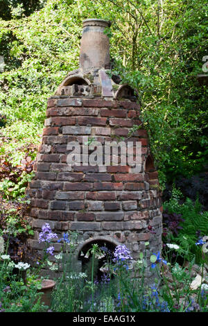 Chelsea Flower Show. Detail der Ziegelei Stockfoto